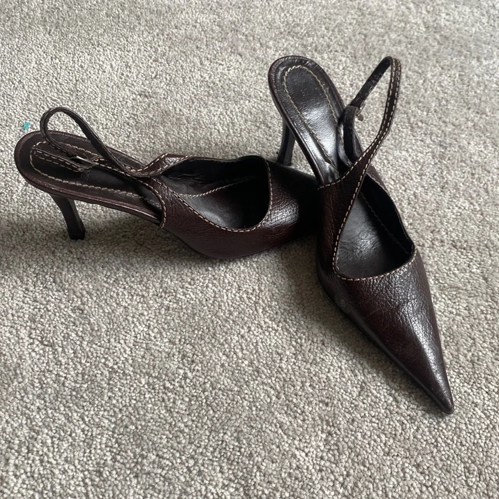 COPY - Brown pointy shoes - Picture 1 of 4